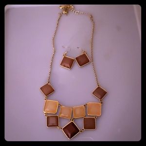 Necklace and matching earnings